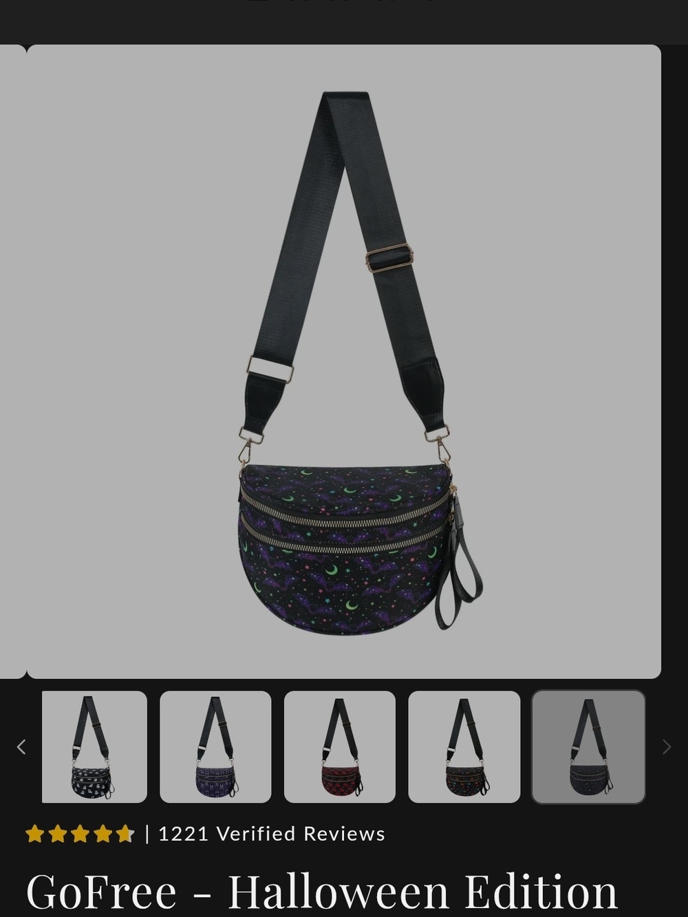 GoFree Crossbody With Matching Statshy Wallet